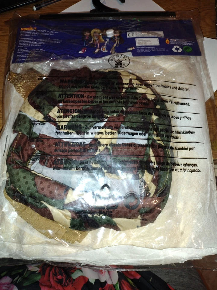 Niñas Niño Bratz Sasha Ejército Niña Disfraz Conjunto EE. UU. Talla 4-6 (Edad 3-4) Foto 3 de 3