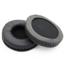 Black Earmuffs Ear for PADS Earphone Cushion Sponge Leather For 50-105mm