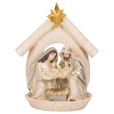 Transpac Y3679 Christmas Res Elegant Nativity Scene Figurine 8.5-inch Height ...
