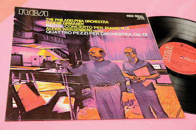 Ormandy Weissenberg LP Four Pieces For Orchestra Orig Italy 1970 NM Stereo Top
