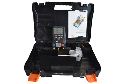 Testo 550 Digital Manifold Kit Refrigeration Meter 0564 5501 w/ Case
