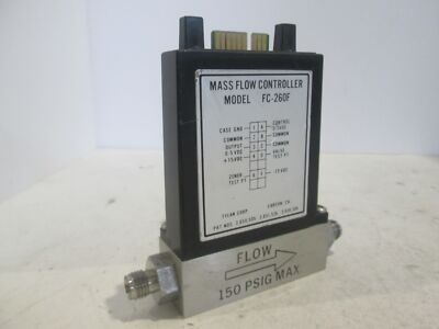 Tylan, FC-260F, Mass Flow Controller, 2 SLPM, HCL, Used