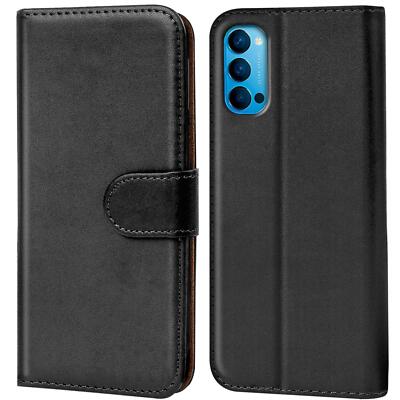 Wallet Case für OPPO Reno 4 Pro 5G Handy Book Cover Flip Tasche Schutzhülle slim