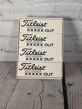 Vintage Titleist Golf DOZEN New Old Stock Golf XXXXX Out PINNACLE GOLD BALLS