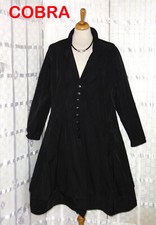 COBRA  Designer  Jacke schwarz Gr. 1 40 42 Ballon Style Taschen A Linie Outdoor
