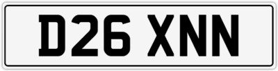 DAN DANNY DON DONNA DANS DEAN DANA PRIVATE REGISTRATION CAR NUMBER PLATE D26 XNN