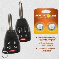 2 For 2011 2012 2013 2014 Chrysler 200 Keyless Entry Remote Car Key Fob