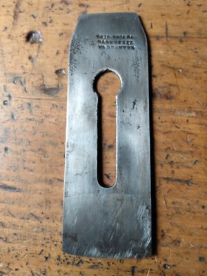 Ohio Tool Co ,  2-1/4''  single taper plane blade.