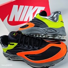 Nike Air Tuned Max US 13 Mens Black Grey Orange Volt Retro Alpha  DH4793 700 New