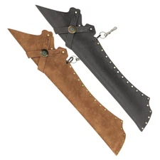 Archery Leather Recurve Bow Bag Arrow Quiver Holder Case Shooting Hunting