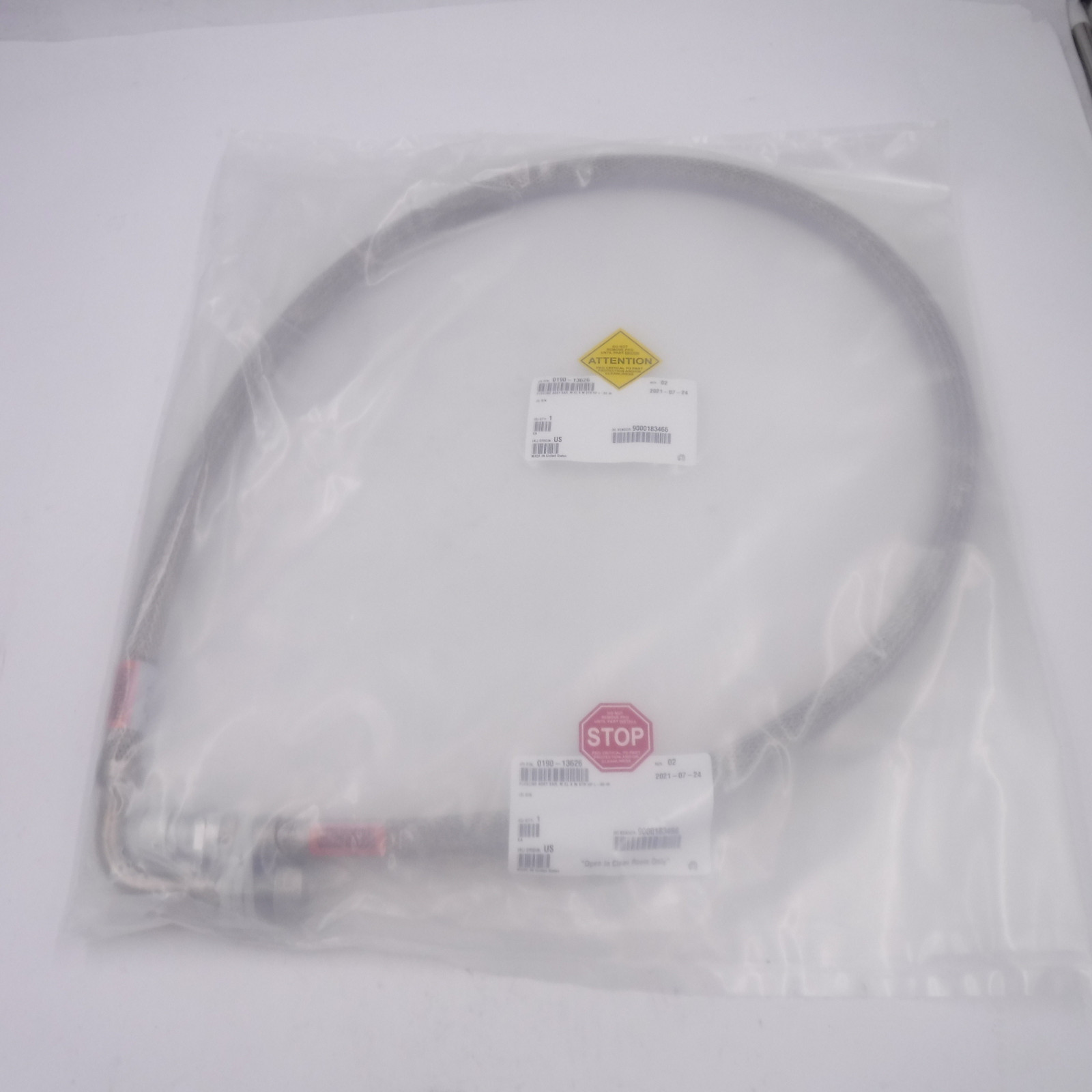 60" AMAT Applied Materials Pipe Hose 0190-13626 Var Flexline Assembly M EL X M