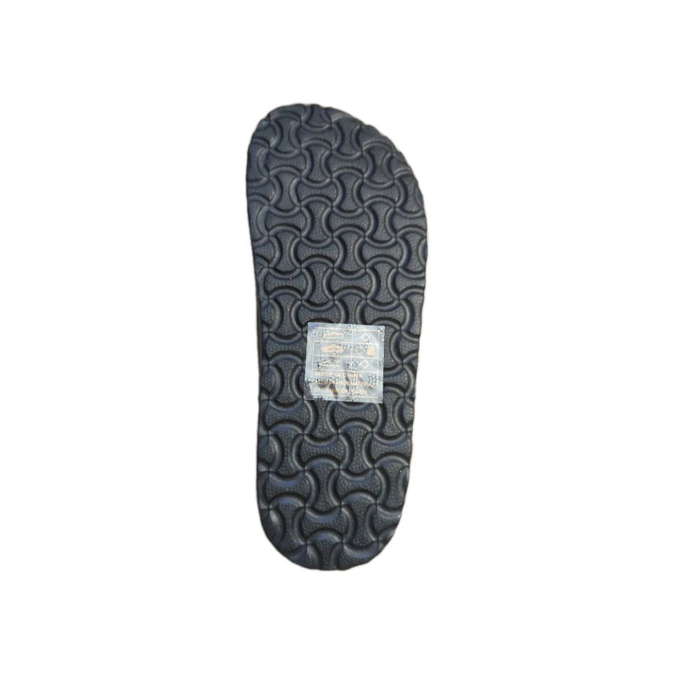 Sandalias Adrienne Vittadini Niña Talla 4 Negras Doble Correa Hebilla Deslizables Brooklyn Foto 3 de 3