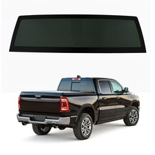 Rear Back Window Glass Stationary Nonheated for 2009-2018 Dodge Ram 1500 Pickup