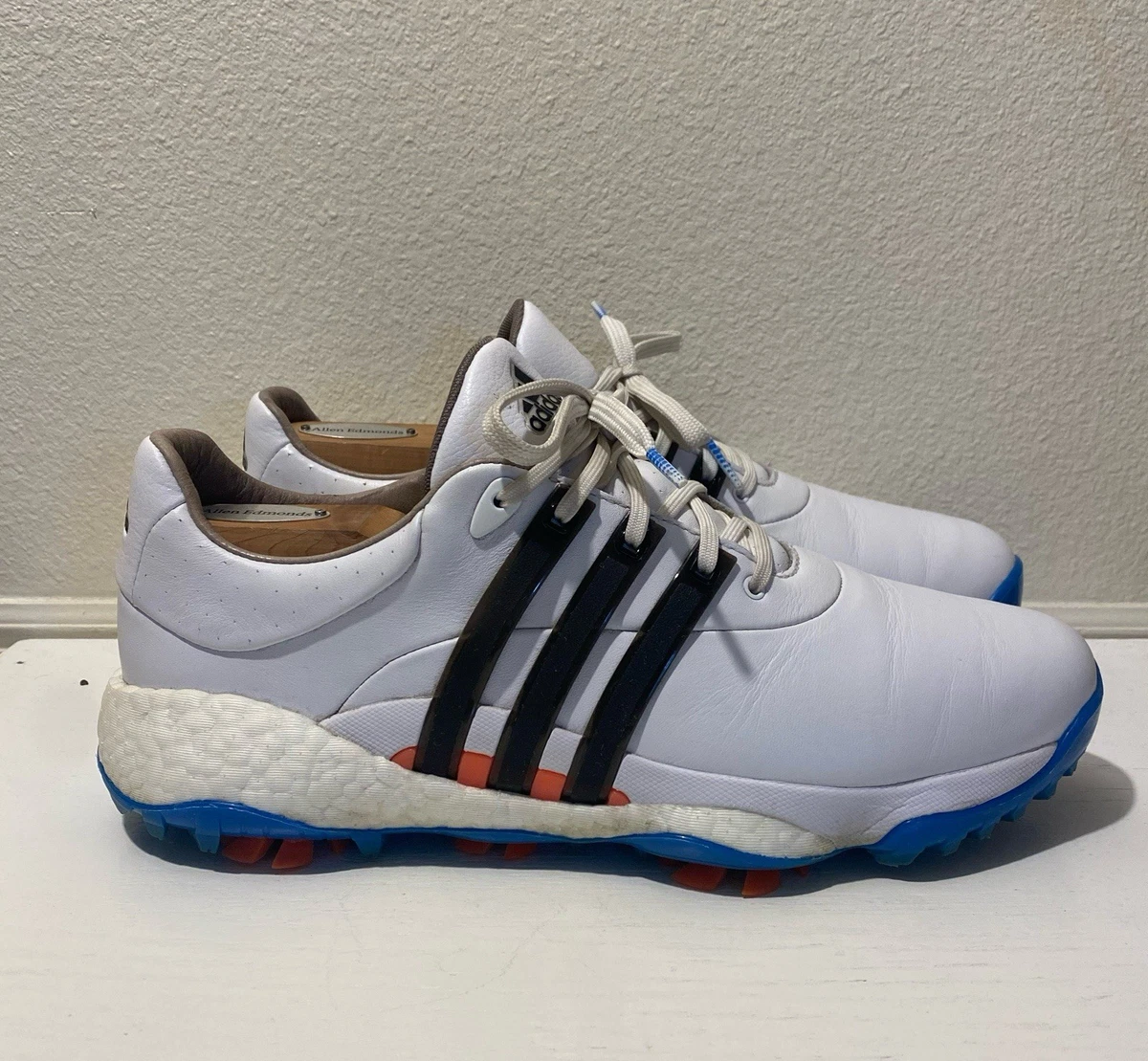 adidas Leather Upper Blue Golf Shoes for Men for sale | eBay
