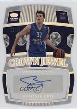 2024 Panini Crown Royale EuroLeague Jewel Signatures /25 Thomas Heurtel Auto 3d3