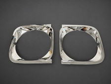 New 1972 Chevrolet Chevelle El Camino Headlamp Bezels Chrome Lh Rh Pair
