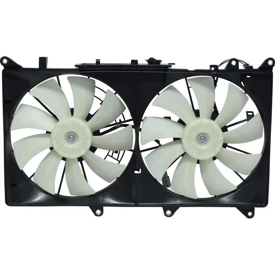 UAC FA 50481C Dual Radiator and Condenser Fan Assembly For 01-05 Lexus IS300 - Image 4 of 4
