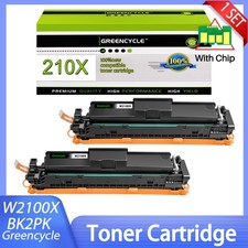 2-Pack W2100X High Yield Toner for HP 210X LaserJet Color Pro 4201 MFP 4301fdw