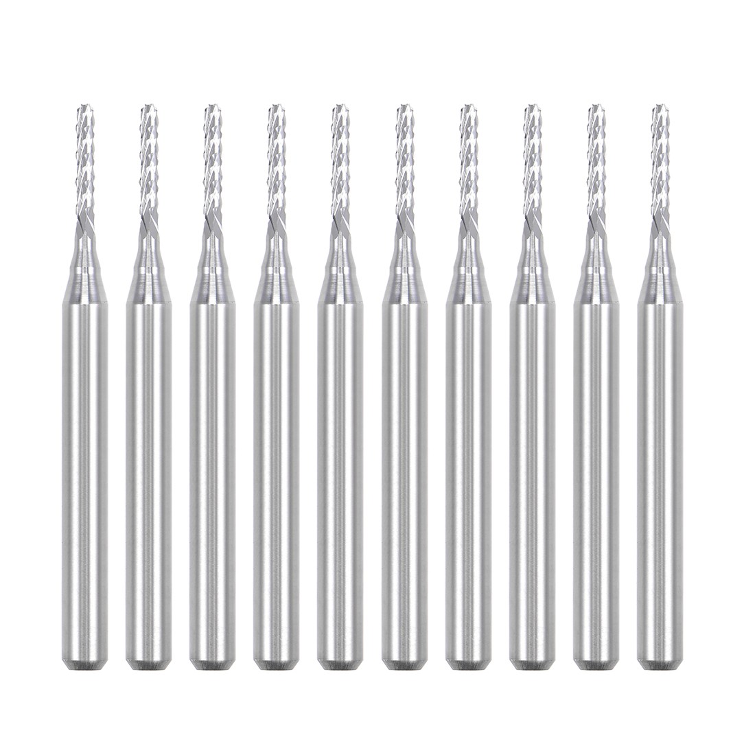 10PACK 1.3mm Carbide End Mill Engraving Milling Cutter CNC Router Bit 1/8" Shank
