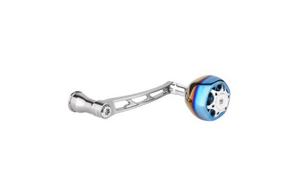 Gomexus Titanium Power Handle 70mm Silver for Shimano Spinning Reels