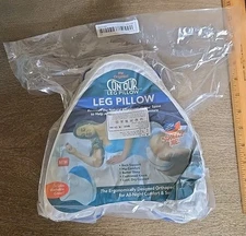 NEW THE ORIGINAL CONTOUR ERGONOMICALLY DESIGNED ORTHOPEDIC LEG PILLOW W/ COVER👀