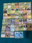 Vintage Pokemon Card Lot 30+ Cards - Platinum Stamped Meowth, Reverse Holos, Del