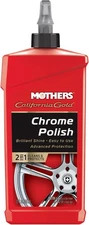 Mothers California Gold Chrome Polish, 12 oz. — Cleans & Brightens Chrome... 
