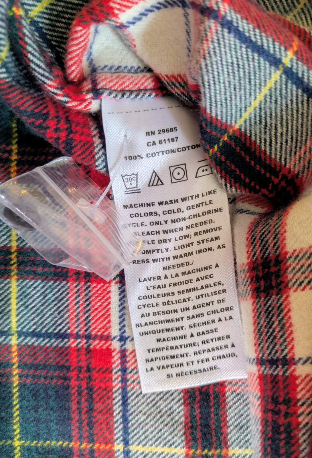 Pendleton Women's Elbow Patch Cotton Flannel Red/… - image 10