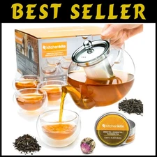 Microwave Safe Tea Maker Gift with Stainless Steel Infuser