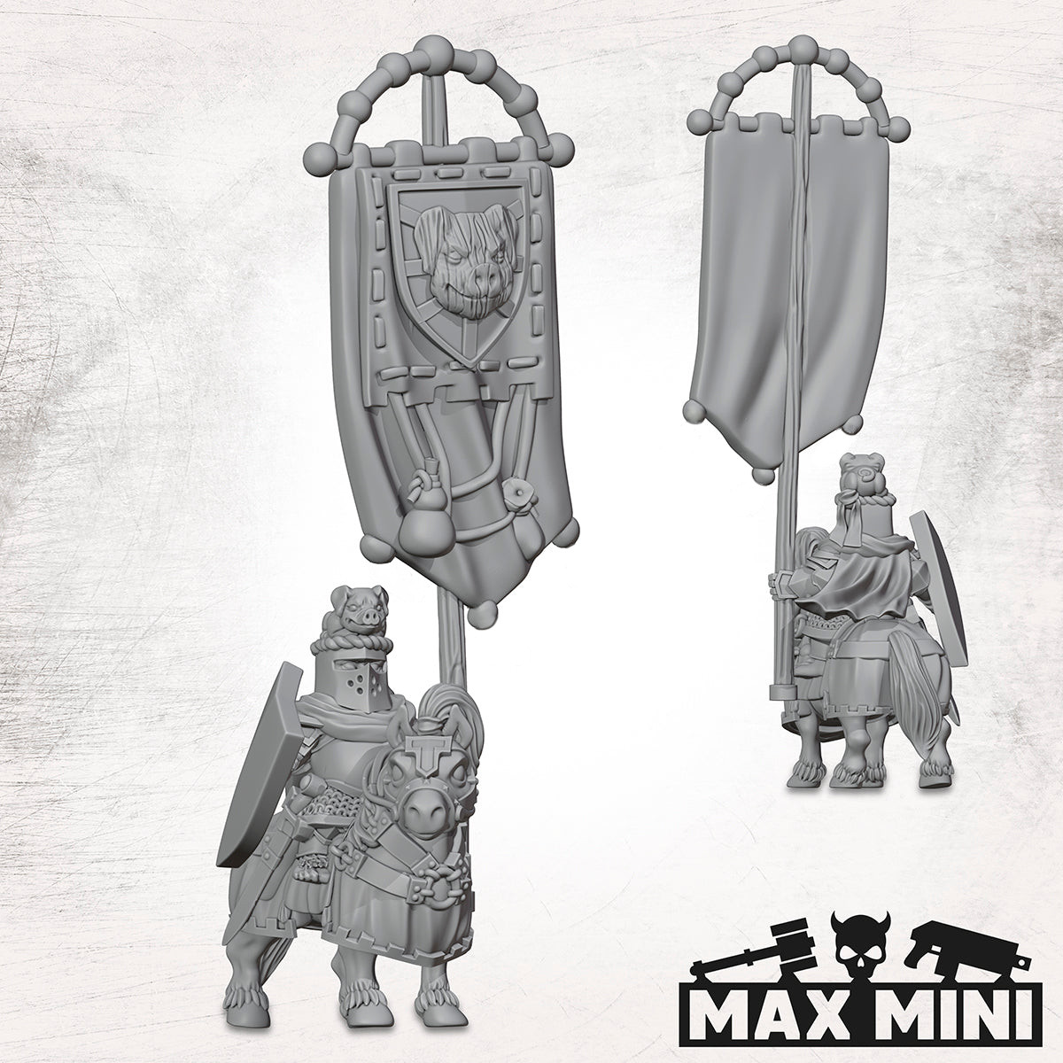 MaxMini BNIB Mounted Battle Standard