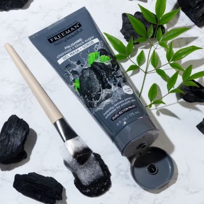 Freeman Charcoal Black Sugar Polishing Mask Scrub 175ml Vegan Detox
