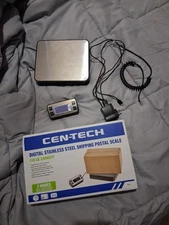 CEN-TECH Professional Shipping 110 lb. Stainless Steel Digital Postal Scale