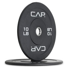 Rubber Olympic Bumper Weight Plate - Various Colors  Sizes for Home Gym Fitness