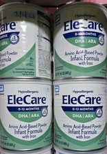 4x EleCare Hypoallergenic Amino Acid-Based Infant Formula, 14.1-oz Can EXP 1/27