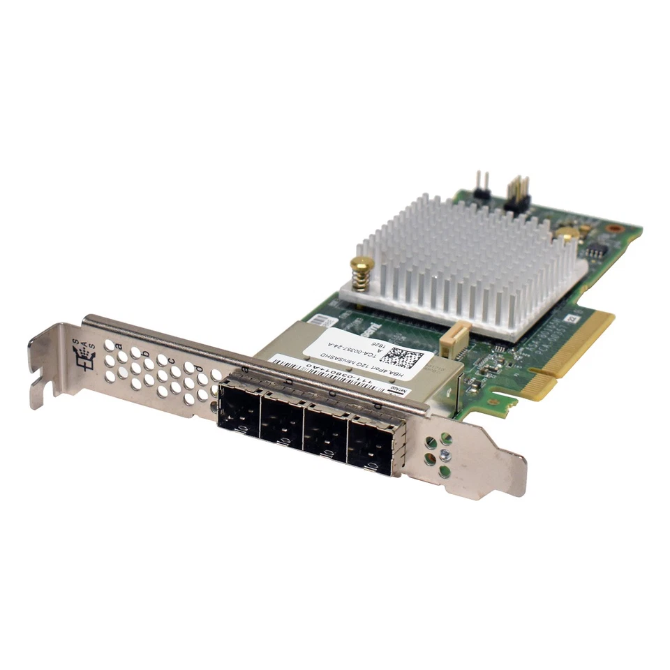 NetApp HBA 4-Port 12 G MiniSAS HD PCIe x8 Host Bus Adapter 111-03801+A0 - Bild 2 von 3