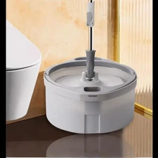 Spin Mop and Bucket System, with Self Separation Dirty and Clean Water System