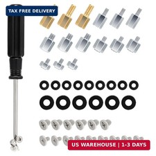 46PCS NVME M.2 SSD Mounting Screws M.2 SSD Screw Kit for Asus Gigabyte ASRock Ms