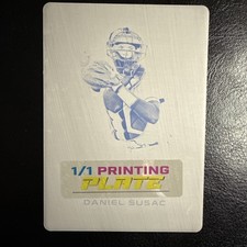 2024 Leaf Trinity Printing Plate Black Daniel Susac 1/1 AF