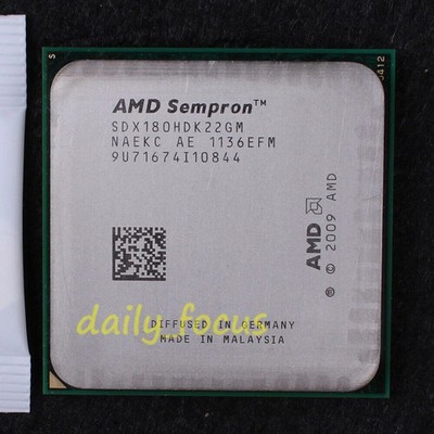 AMD Sempron 180 2.4 GHz CPU Processor SDX180HDK22GM 2000 MHz Socket AM3 1 MB