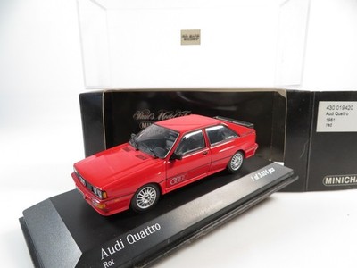 1:43 Minichamps 430019420 Audi Quattro 1981 rot 