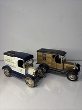 ERTL Lot 2 Trucks Coin Bank Lancaster Vintage