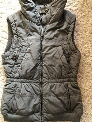 Women Massimo Dutti Vest Khaki Polyamide 36 / S /