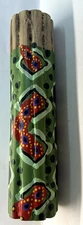 Hand Painted Wooden Rain Stick Rainmaker Shaker Music Instrument Percussion 9.5"