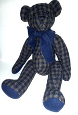 Beautiful 14 Inch Vintage Teddy Bear Plush Stuffed Animal