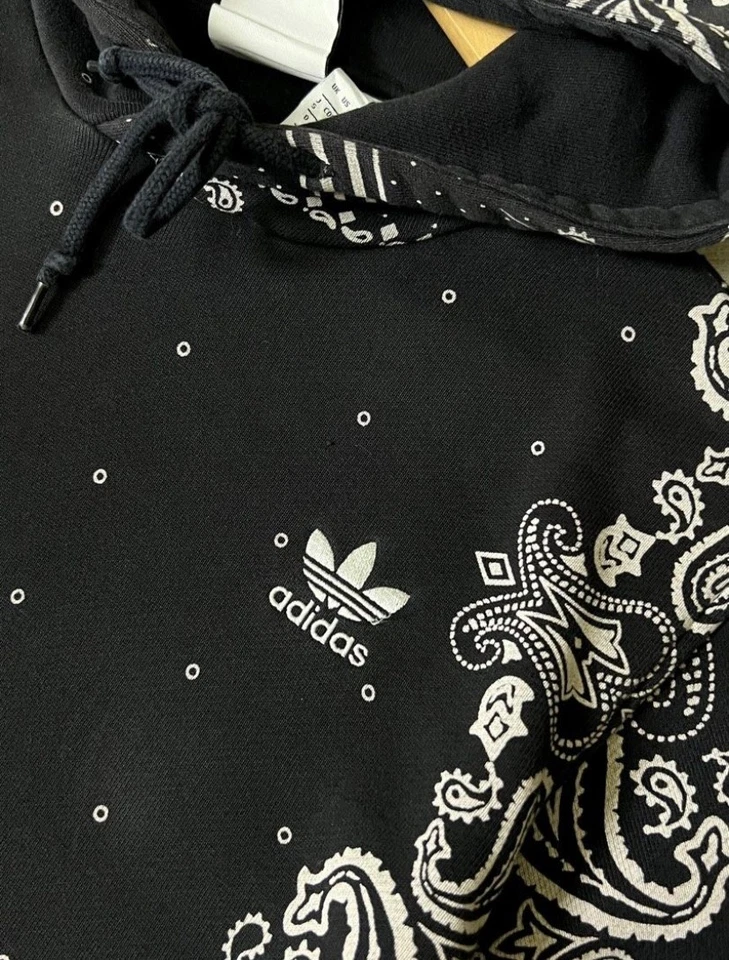 Adidas BANDANA молнии толстовка с капюшоном/подлинный 100% - Изображение 4 из 4