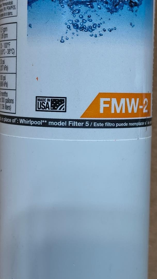 NEW(Other) HDX FMW-2 Refrigerator Water Filter Replaces Whirlpool Model Filter 5