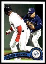 Elliot Johnson 2011 Topps Update #US217 Rays MLB READ FREE SHIPPING AutographDen