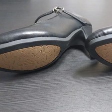 Black Dance Shoes - Size 240, Comfortable Nearly New
