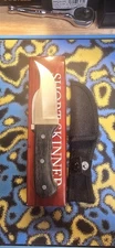 SHORT SKINNER 211187 Black Pakkawood full tang blade knife 6 1/4" overall NEW! 