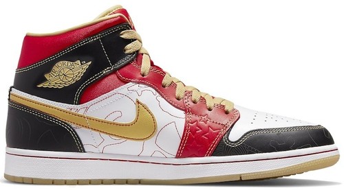 US12】 AIR JORDAN 1 MID SE FRLS GC CLOT CU2804-100 【DS